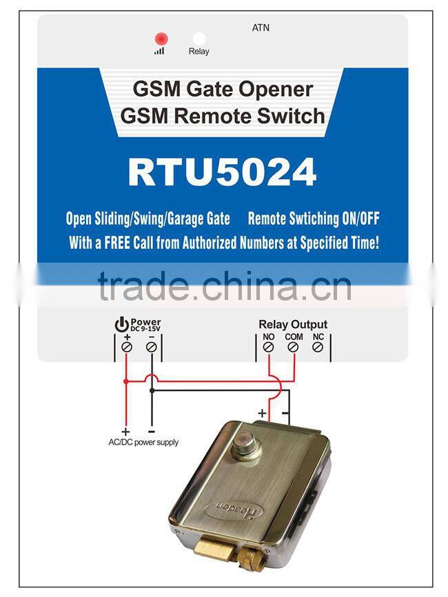 gsm gate opener with 200Authorized Users King Pigeon RTU5024