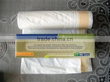 large color plastic garbage bag in box