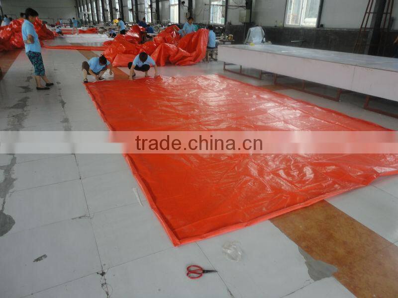 UV stabilized insulation tarpaulin, outer shell made from polyehtylene sheet, Concrete Curing Blanket