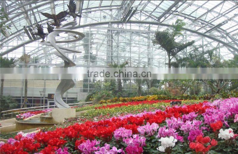 Ecological Glass greenhouse garden shed