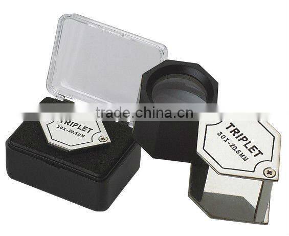 popular jewelry loupe, jewelry triplet loupe