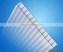 Roofing transparent hollow sheet