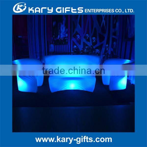 bar led lounge furniture Commercial led light furniture LED sofa sectional