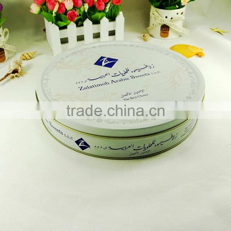 food grade round cookie tin,round cookie tin can,round cookie tin box