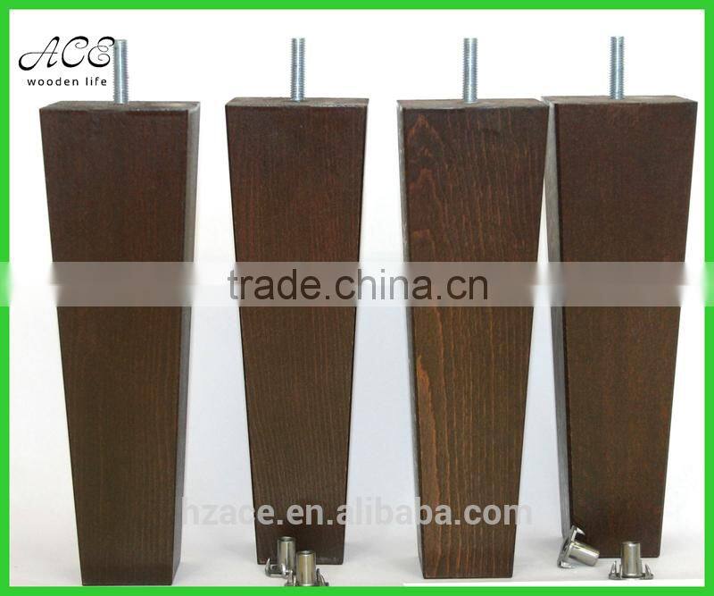 Wooden furniture leg