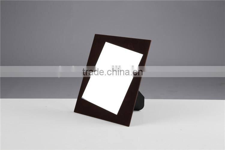 Cosmetic Mirror Desktop Flocked Fabric Make up Mirror