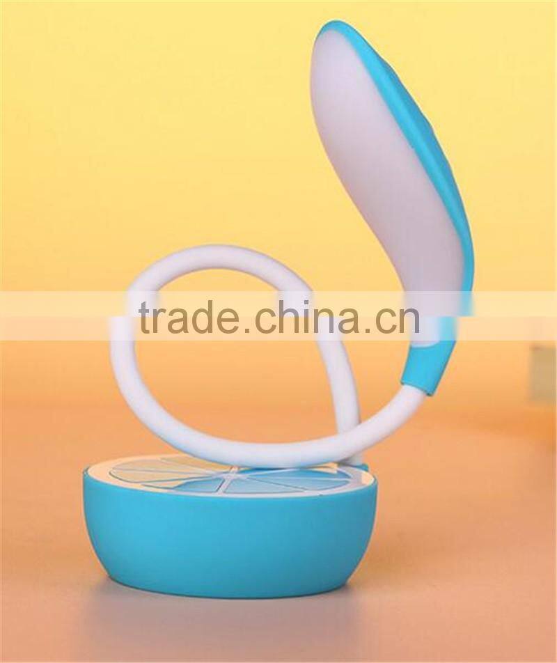 CT-746 Lemon Lamp LED eye protection desk lamp Foldable study lamp USB Rechargeable Lamps Night lamp