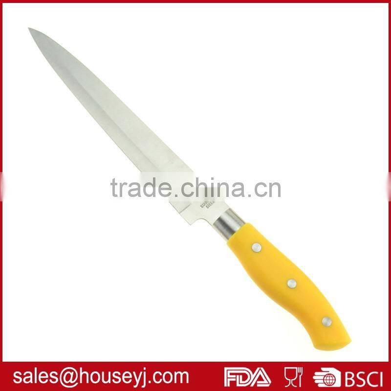 Set of 5pcs knife set color handle kitchen knife with EVA box packing