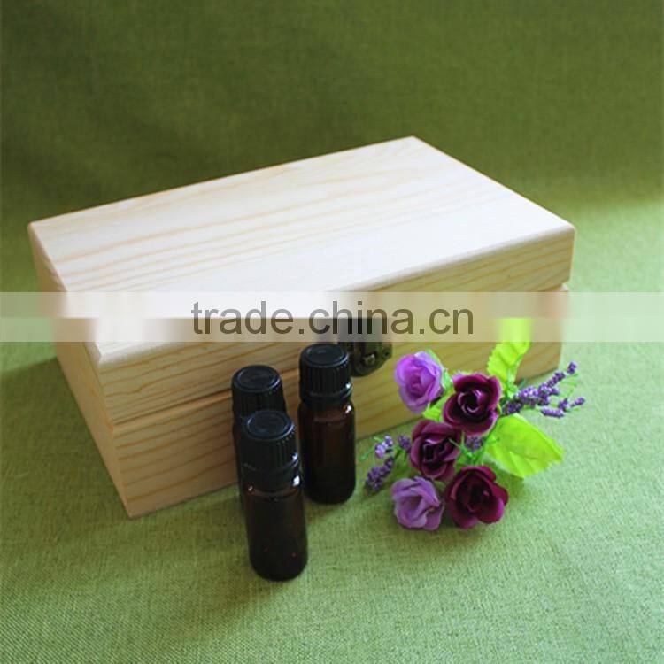 cuboid shape wooden essential oil packaging box for sale