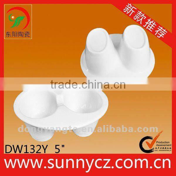 Factory direct wholesale 5 Inch custom logo ceramic snack bowl