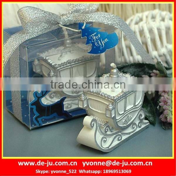 Wholesale Cheap Pulley Silver Wedding Carriage Candles