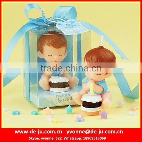 Beautiful Pray Boy With Birthday Cake Candle Decoration Kids