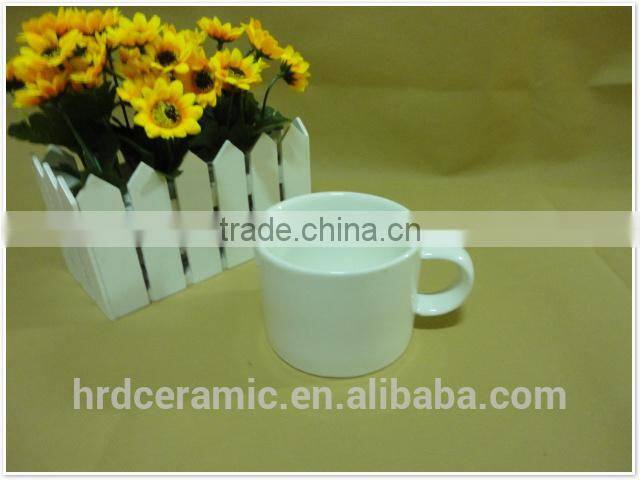 Personalized High Quality White ceramic cup table ware