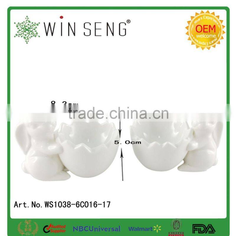 2016 New design popular easter decoration Ceramic ashtray
