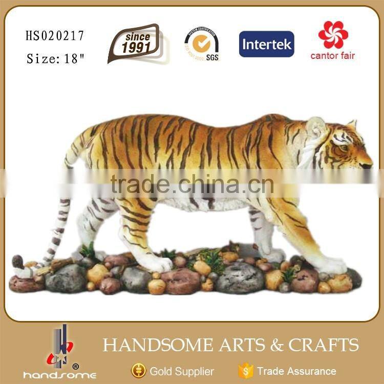13 Inch Handicraft Product Resin Tiger Statue