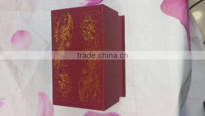 wholesaler Biodegradable retangle shape carboard funeral urns