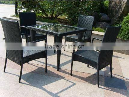 garden wicker chair and table T016