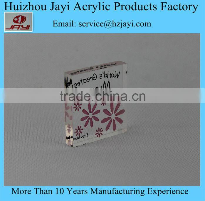 Factory Directly Customized Engraving Acryic Paperweight