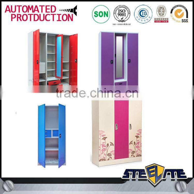 Markets Hot Sale cheap godrej furniture different colour steel almirah