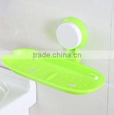 Vacuum suction cup kitchen and bathroom plastic shelf/holder/soap frame