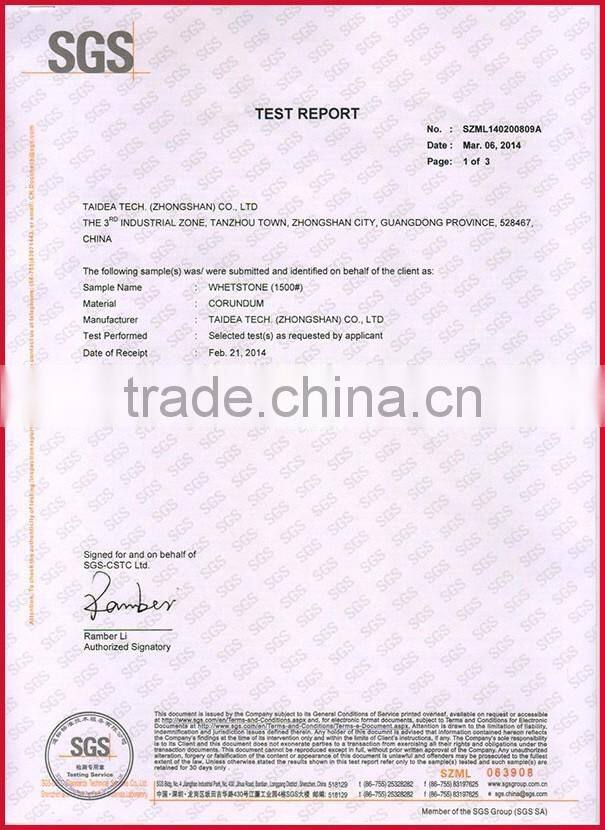 GRINDER SGS Certification Kitchen Knife Sharpening Stone