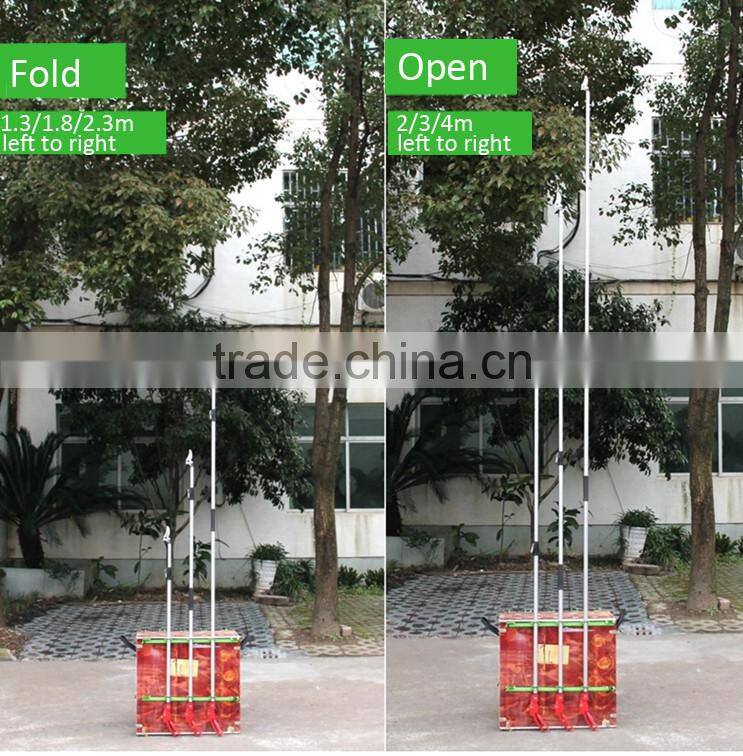 telescopic tree pole aluminum air pruner with long handle for cutting tree