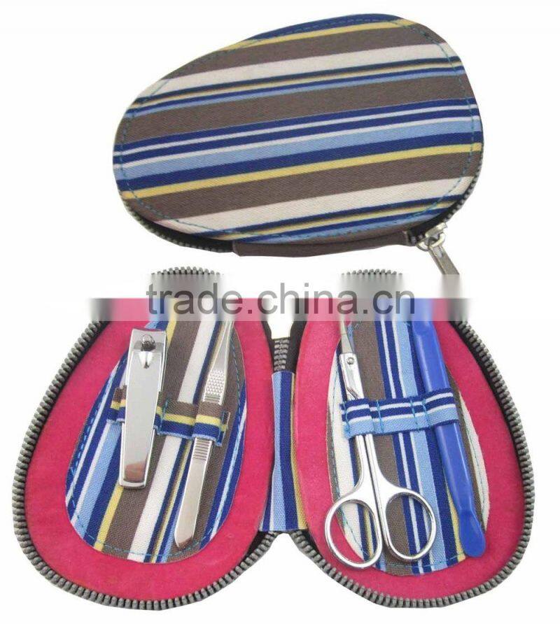 Durable Zipper Pouch Pressonal Manicure Travel Set