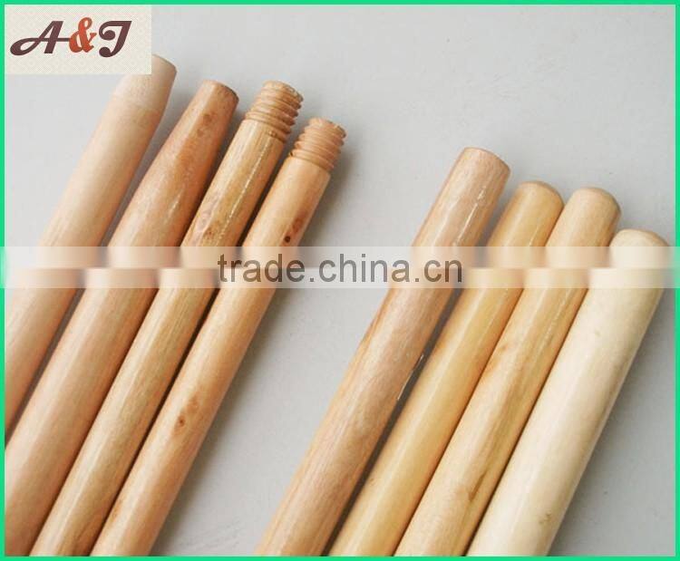 2 times varnishing eucalyptus mop wood handle, broom wooden stick