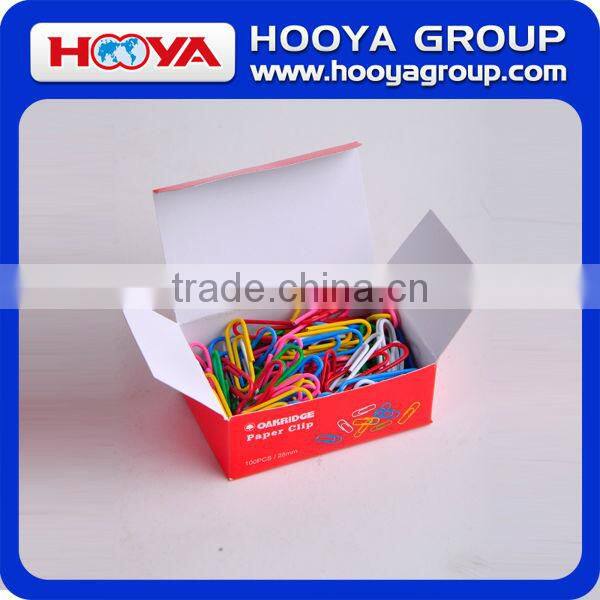 50mm wholesale different kinds office cheap colorful plastic paper clip