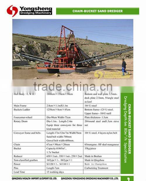 simple jet suction dredger with ZC,ISO9001 for sale