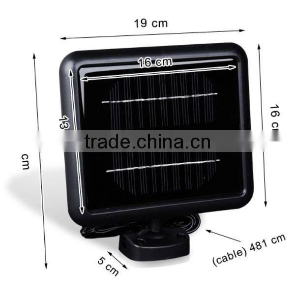 Solar LED Motion Sensor Security Light 2x 3 Watt Cree lamps