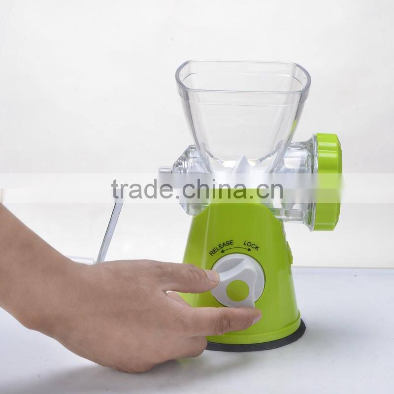 Manual Meat Grinder Kitchen Hand Crank Sausage Stuffer Pasta Maker