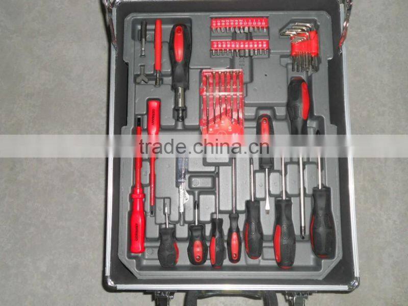 new 2014 tool set tool box tractor manufacturer China wholesale alibaba supplier H6038D 186pcs aluminium tool set