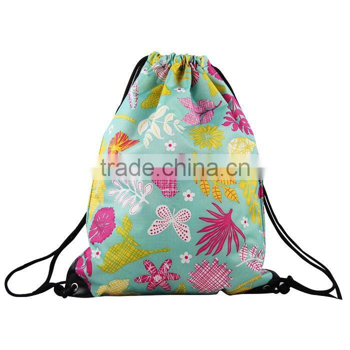 Polyester Material and Rope Handle Style nylon drawstring bag