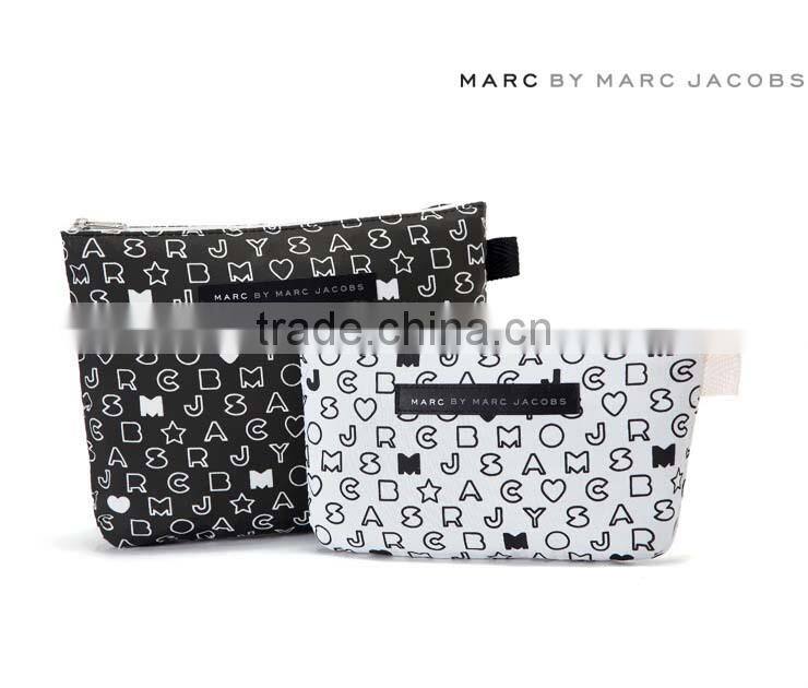 Dyed cotton travel coin purse cosmetic pouch small makeup purse