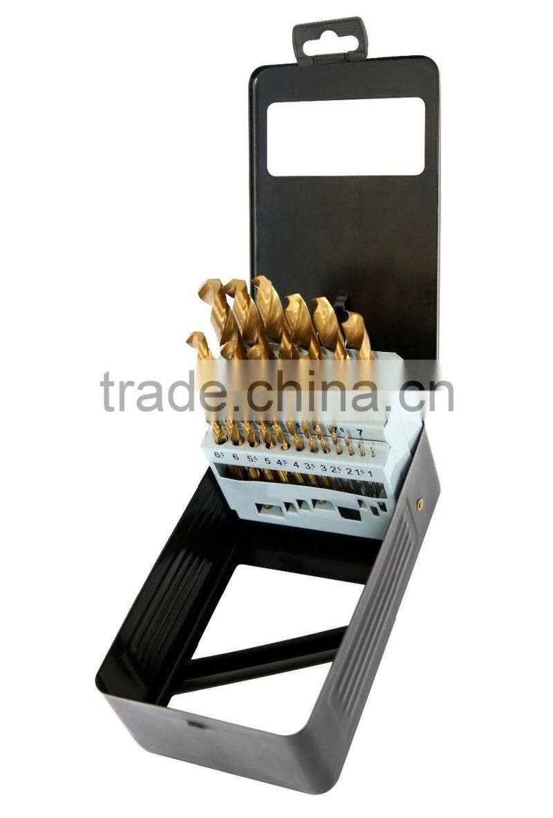 25pc High Quality HSS Steel Drill Bit Set