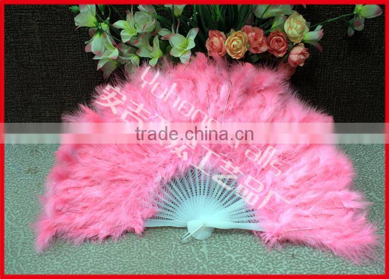 Performance accessory feather dance fan