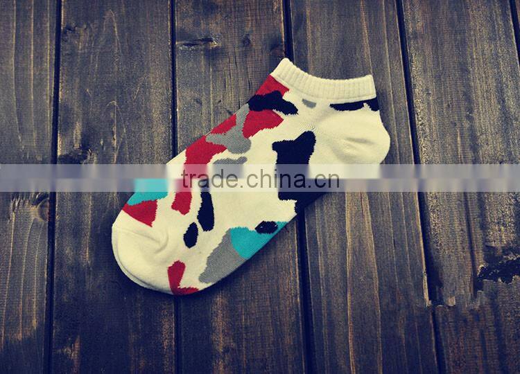 Top Sale Men's Boat Socks Camouflage Socks Customized Fashion Socks
