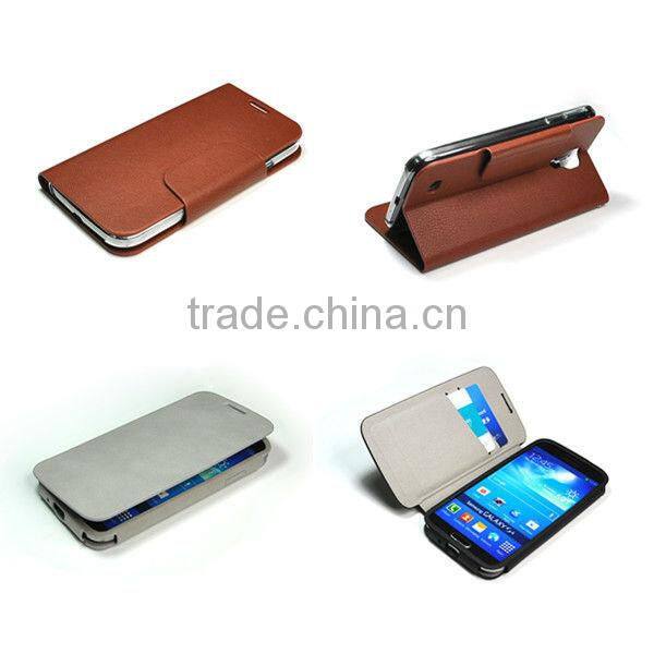 Excellent Leather Flip Wallet for Samsung Galaxy S4 S IV i9500 Pouch Case Cover,Case forsamsung galaxy s4