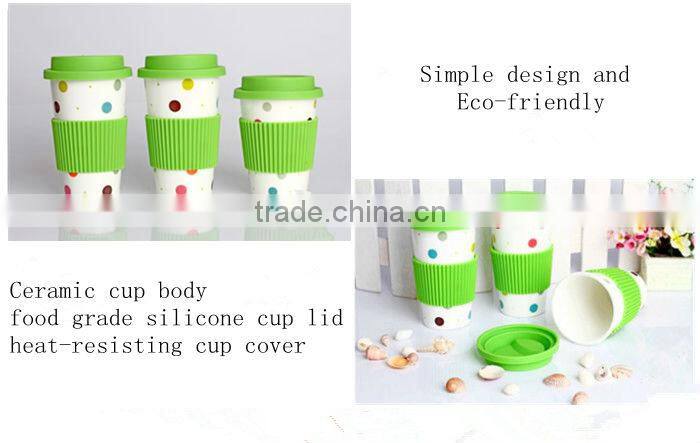 Flexible Unfoldable Silicone Drinking Cups With Silicone lid