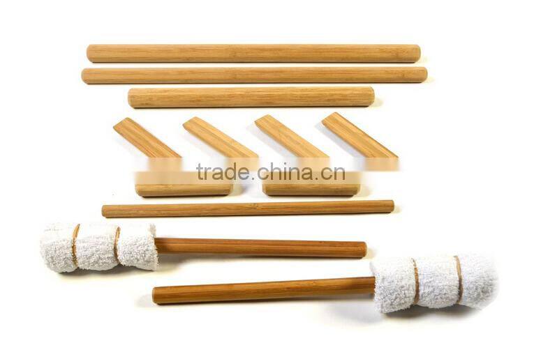 natural solid bamboo fusion set