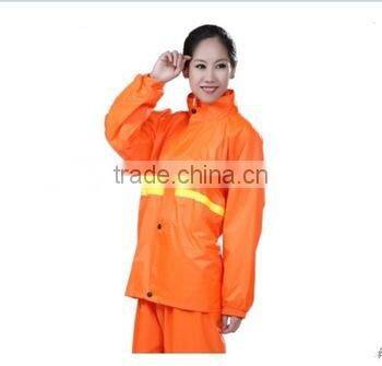 3m reflective raincoat, security pvc high visibility waterproof police raincoat