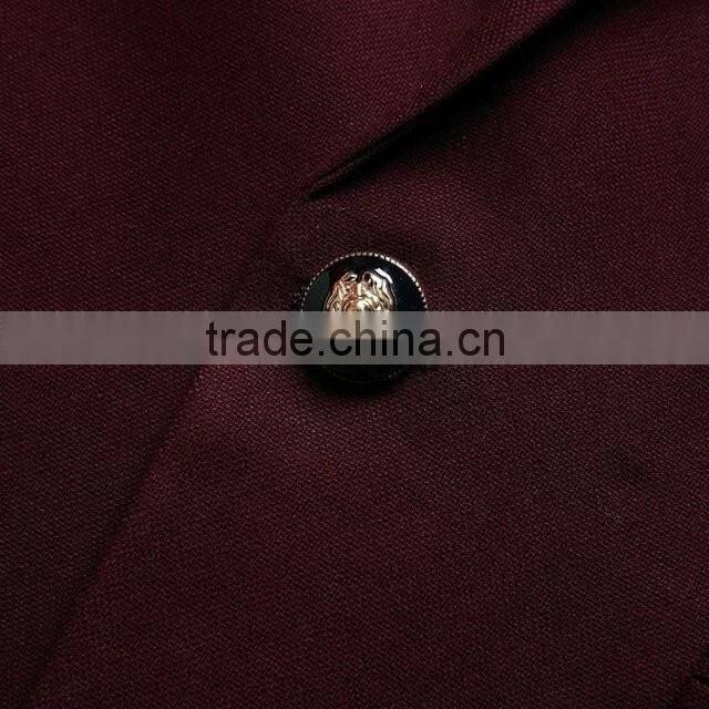 2016 fasion style 100% cotton fabric causal occsaion men's blazer