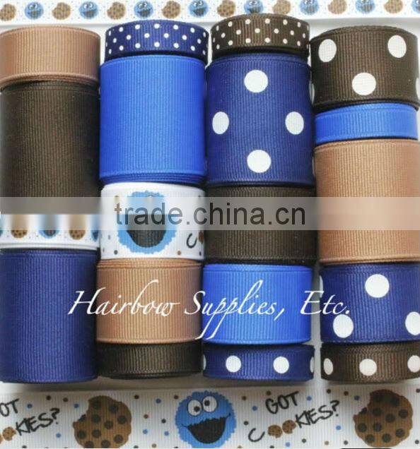 2014 wholesale brand name custom printed ribbon for garment package