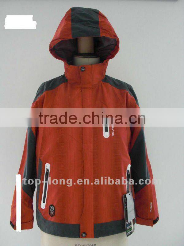 Men sportswear outdoor clothing brands with hood windproof waterproof