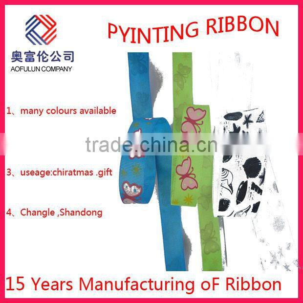 38mm decorative printed ribbon