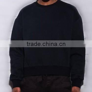 2015 Latest design for men black sweater