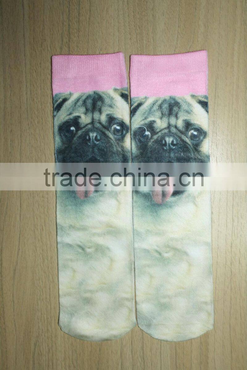 cartoon tube sock customized print socks sublimation ankle socks