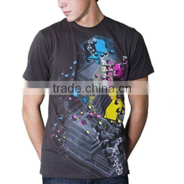 New Design High Quality Fashion Couple T Shirt Cotton O neck Short Sleeve Custom Print Logo Wholesale