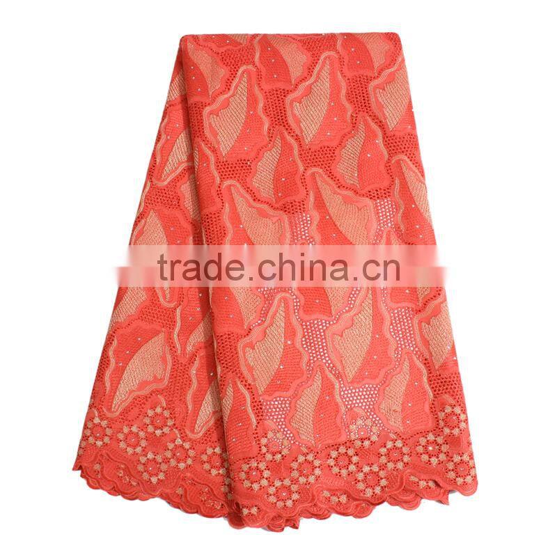Wholesale Bestway 100% Coral Cotton Fabric 3D Swiss Lace